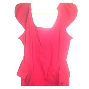 Hot red! Fashion dress